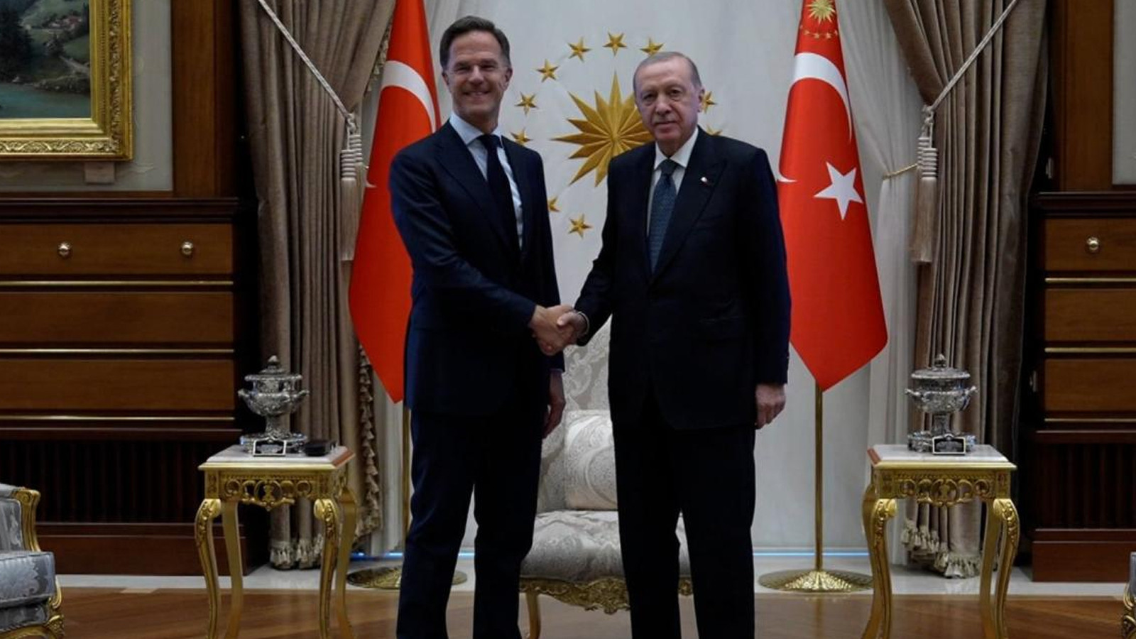 Cumhurbaşkanı Erdoğan, NATO Genel Sekreteri Rutte'yi Kabul Etti