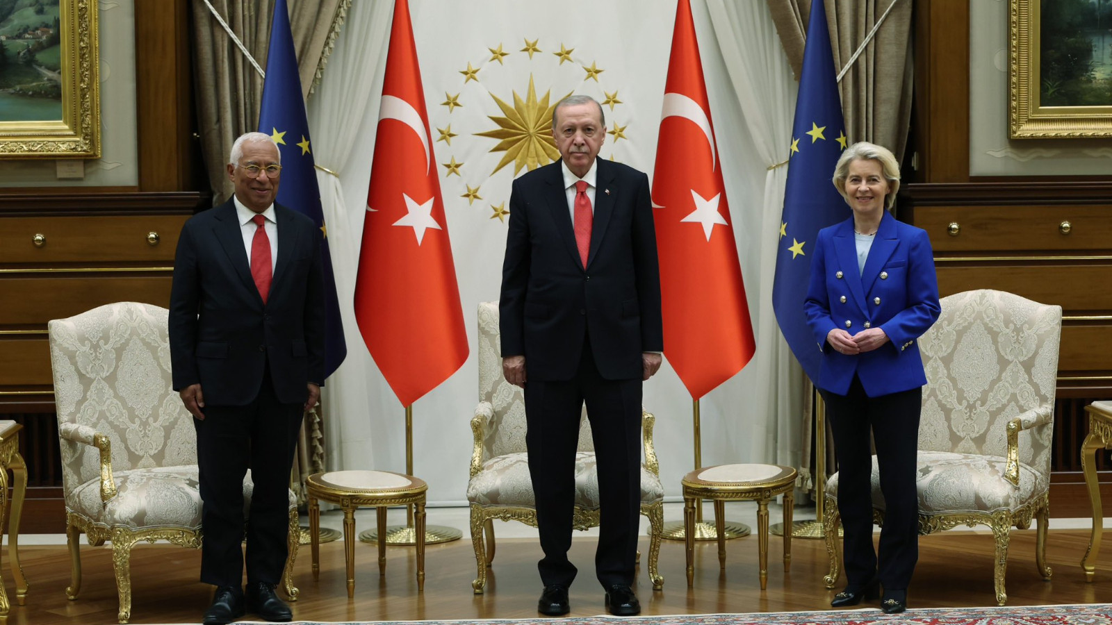Erdoğan, AB liderleriyle görüştü