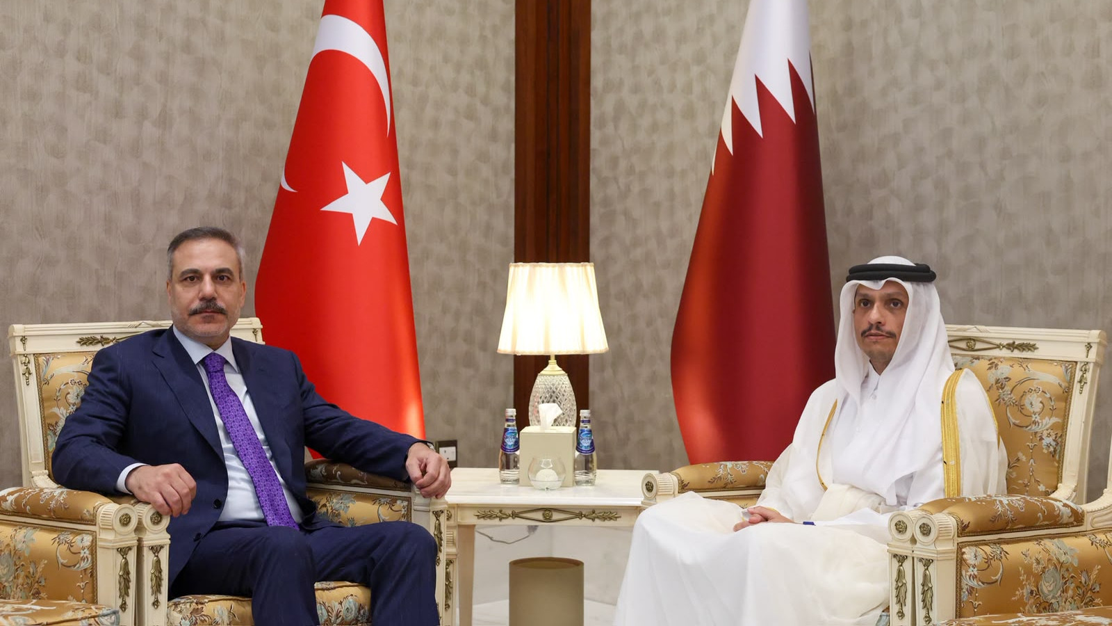 Dışişleri Bakanı Hakan Fidan ve Katarlı Mevkidaşı Bir Araya Geldi