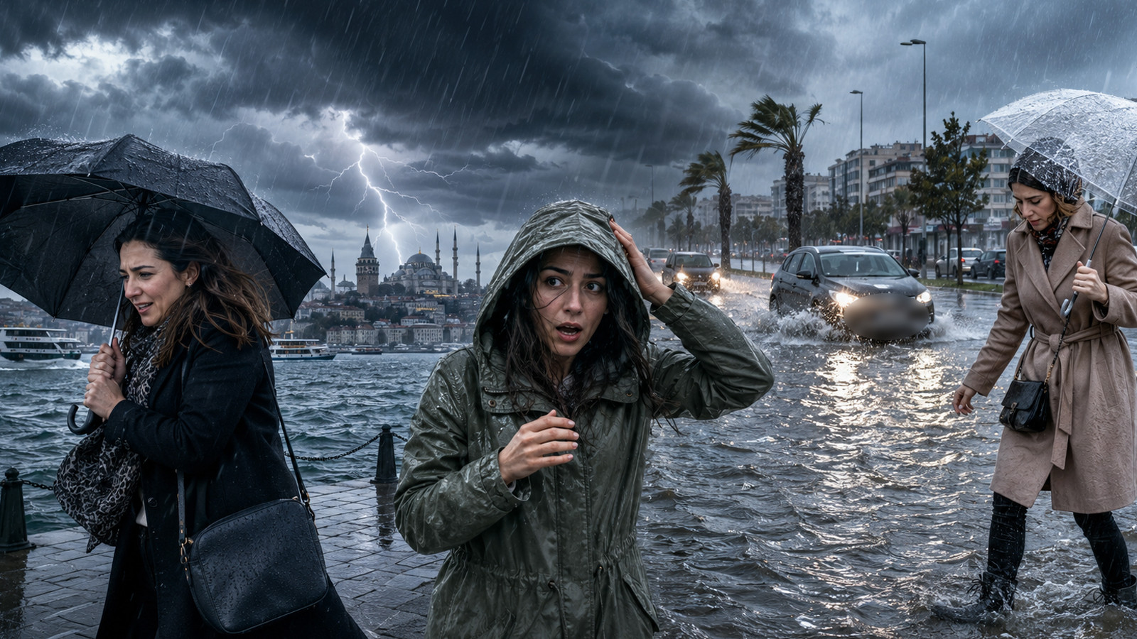 Meteoroloji’den çifte uyarı: İstanbul’a dahil birçok il için sağanak alarmı verildi