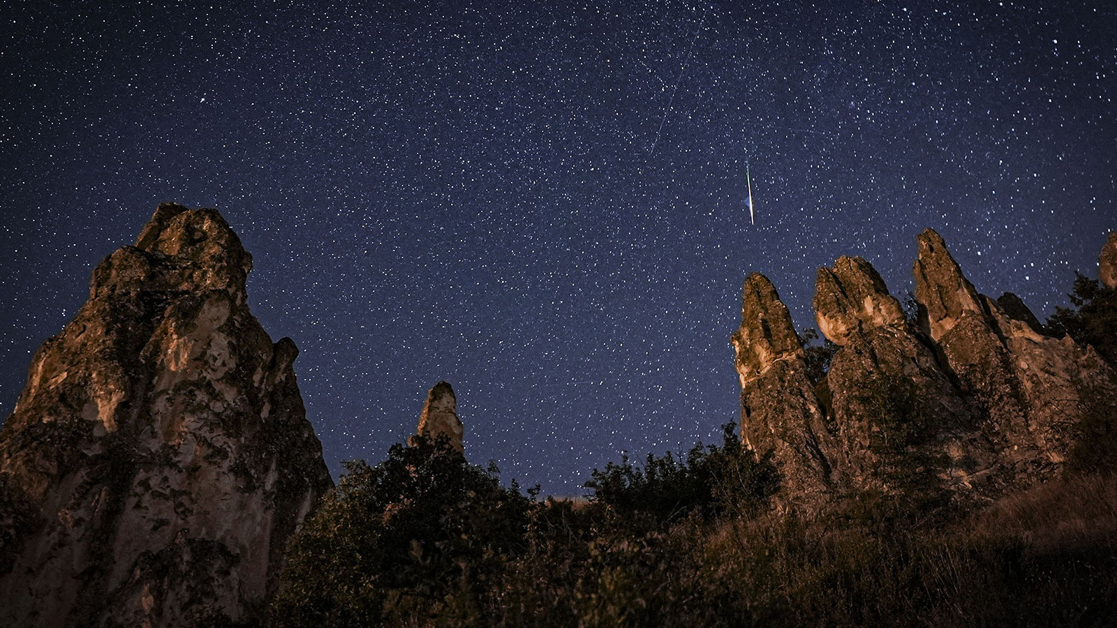 Perseid meteor yağmuru Türkiye'den böyle görüntülendi