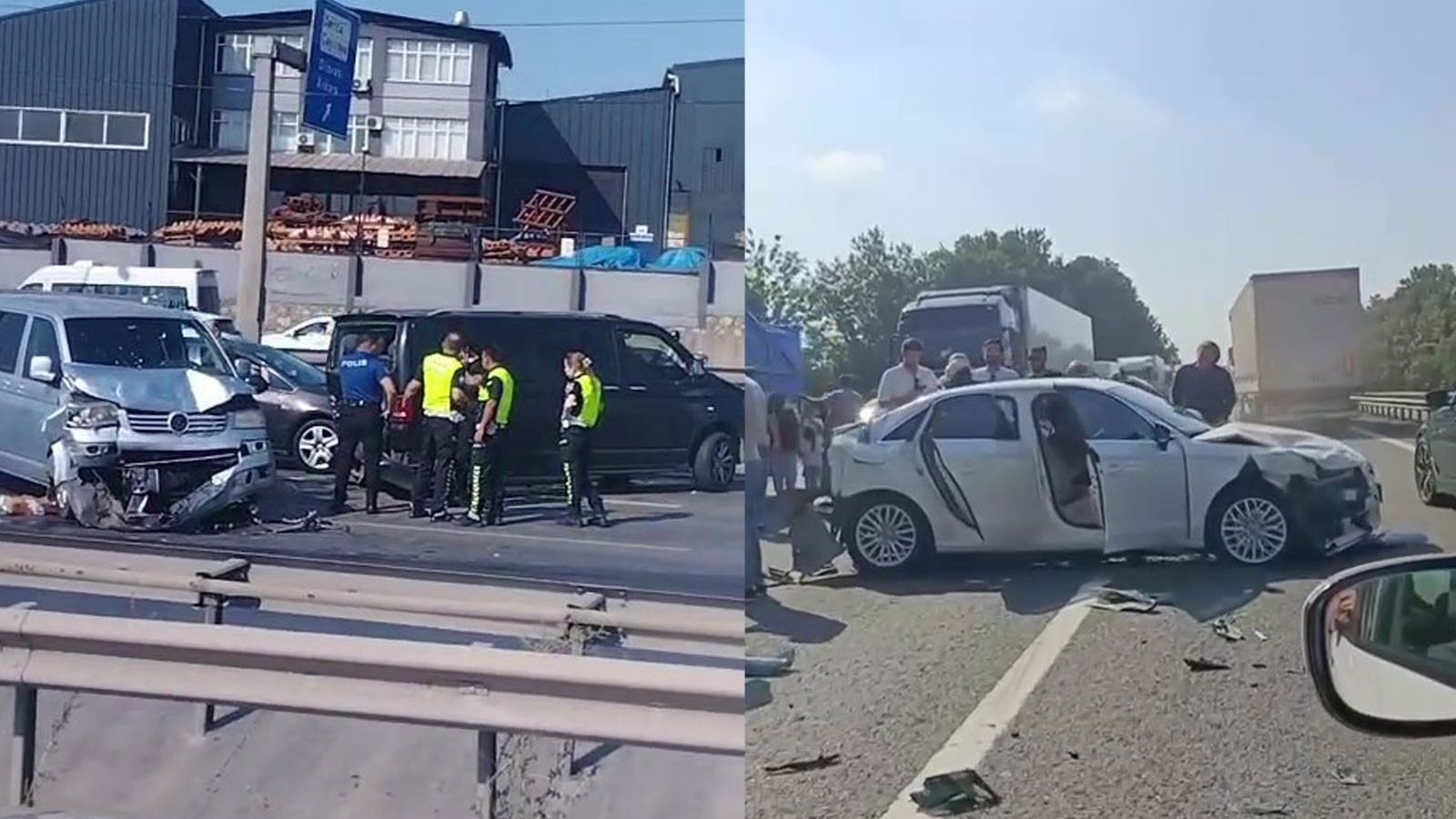 Kocaeli’de iki ayrı noktada zincirleme kaza: 8 araç birbirine girdi