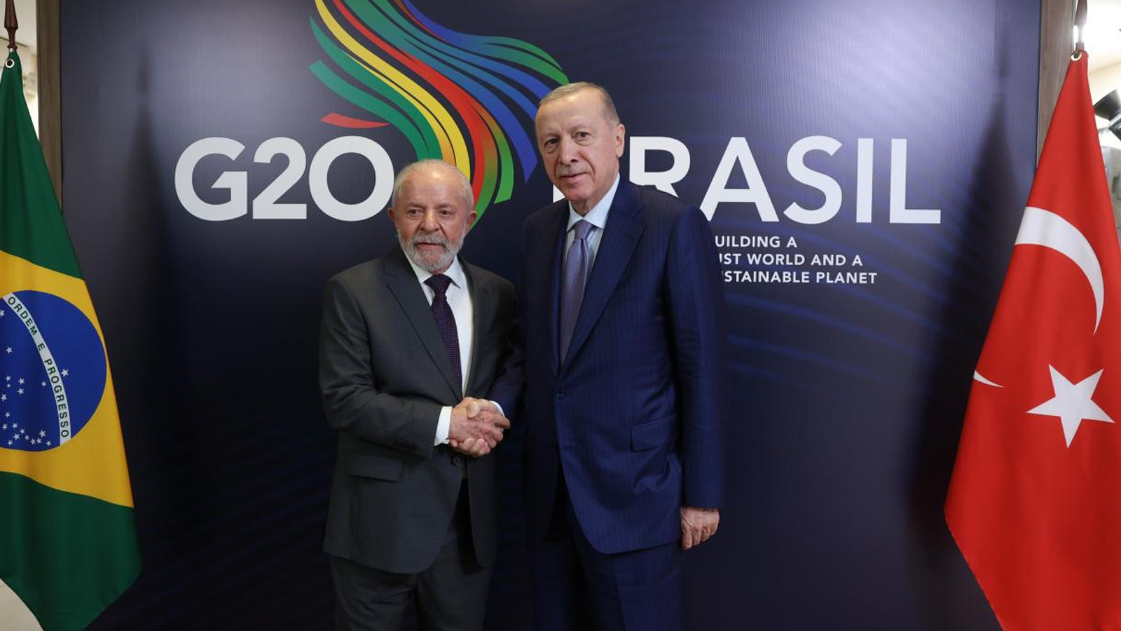 Cumhurbaşkanı Erdoğan Brezilya Devlet Başkanı ile görüştü