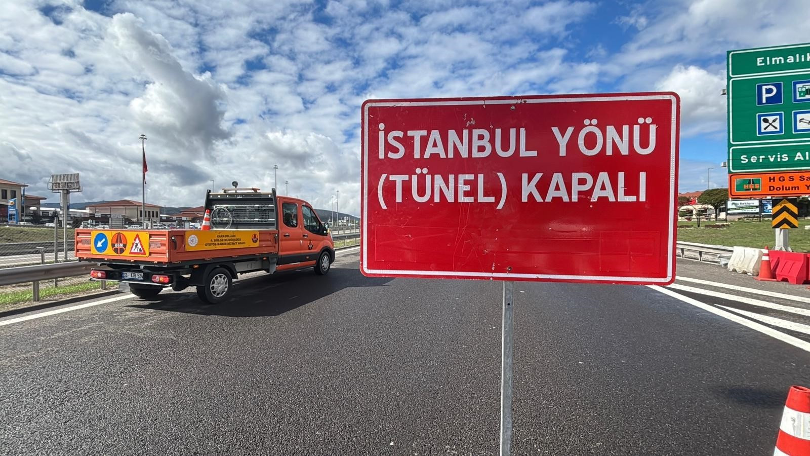 Anadolu Otoyolu İstanbul istikameti trafiğe kapatılıyor