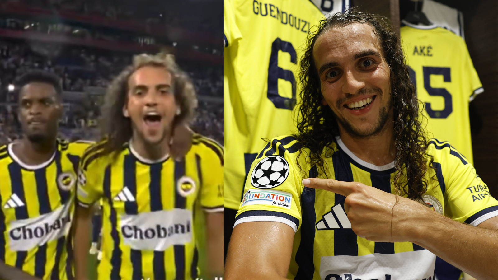 Aziz Yıldırım soyunma odasına indi! Fenerbahçe'nin Guendouzi paylaşımı ses getirdi