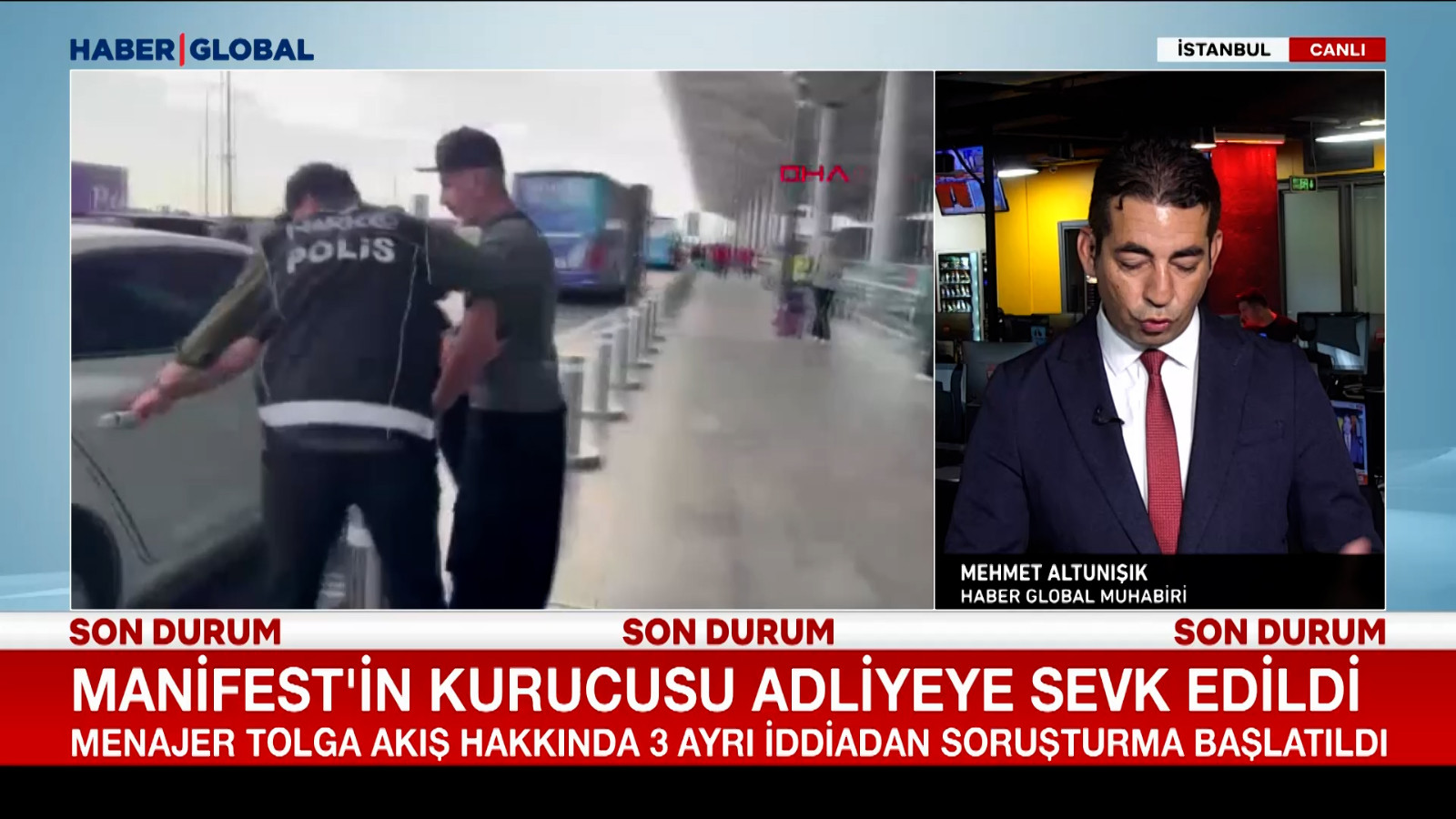 Manifest’in kurucusu Tolga Akış, adliyeye sevk edildi