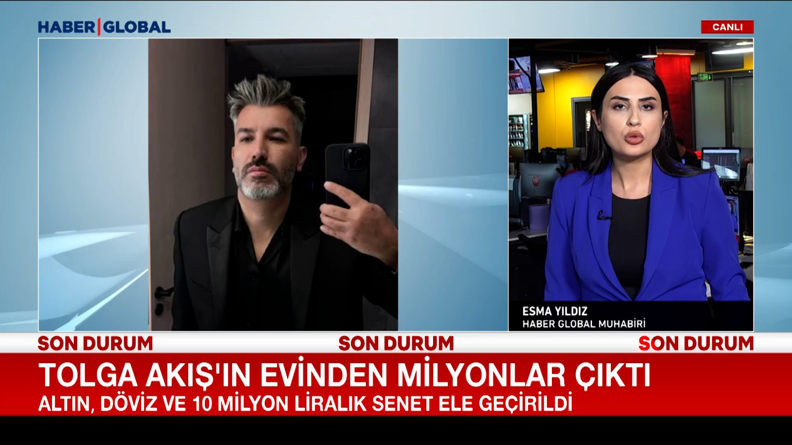 Tolga Akış’ın evinden milyonlar çıktı