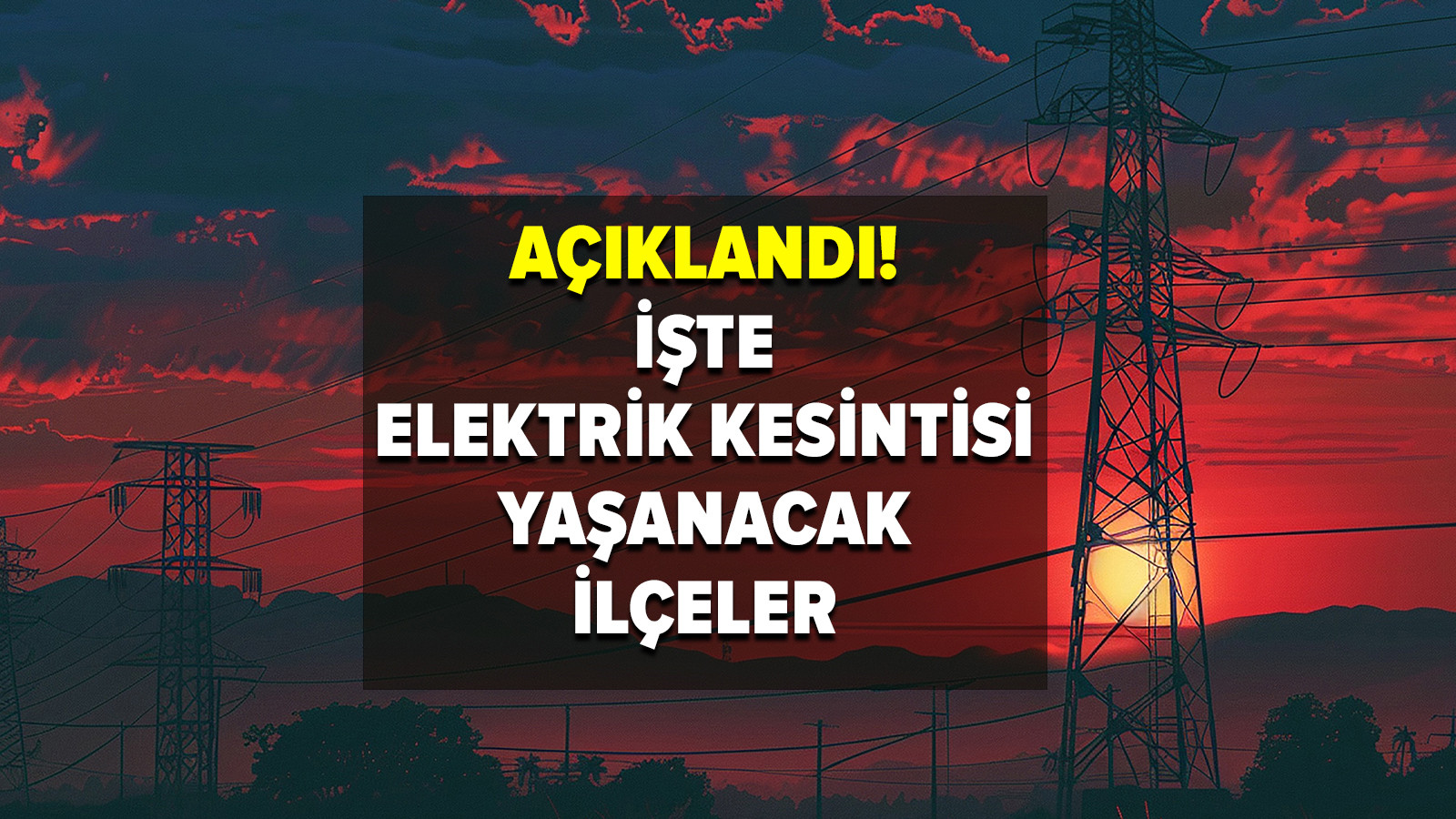 BEDAS duyurdu: İşte saat saat İstanbul'da elektrik kesintisi olacak o ilçeler