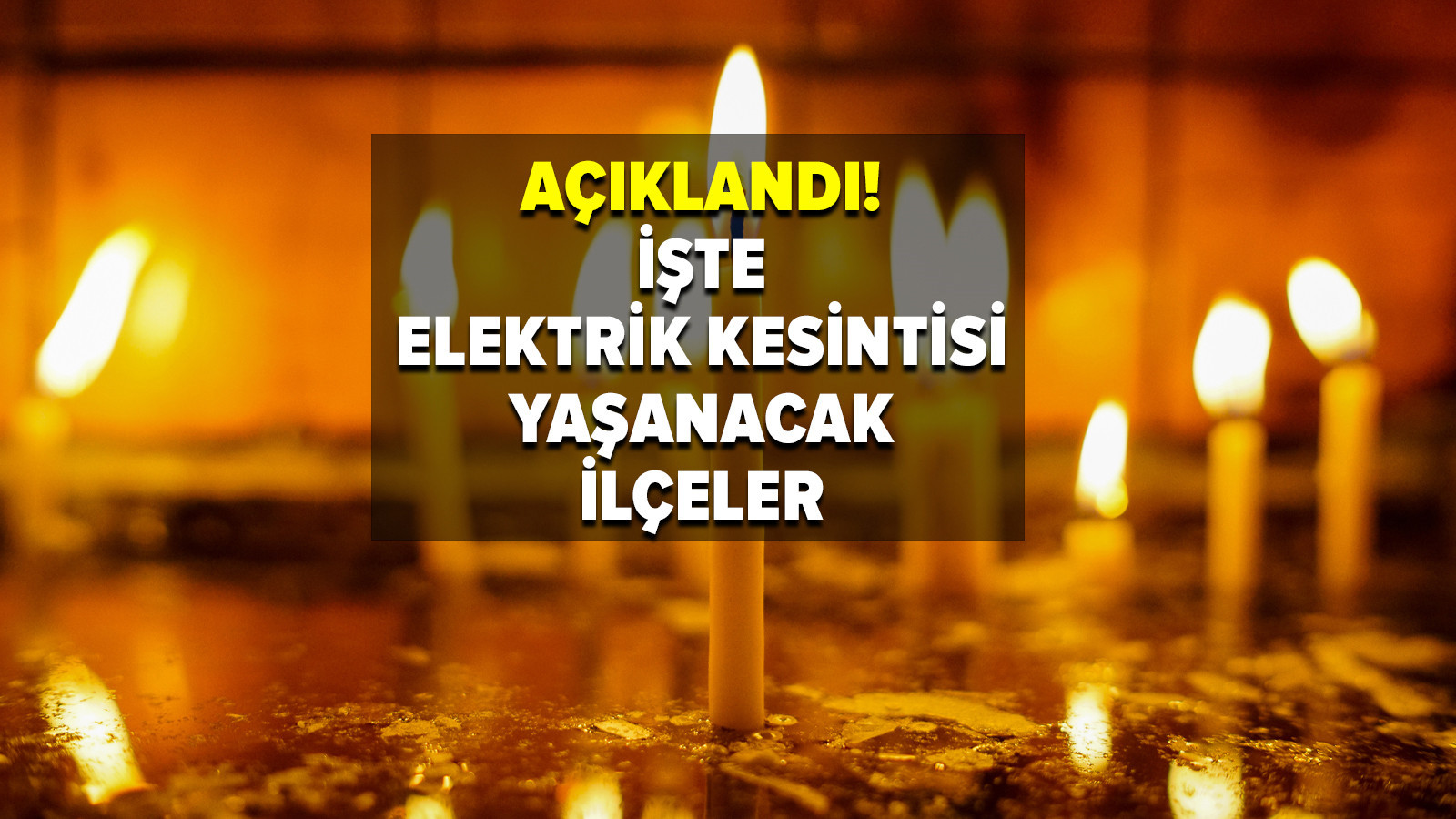 BEDAŞ saat saat duyurdu! İstanbul'da elektrik kesintisi yaşanacak o ilçeler