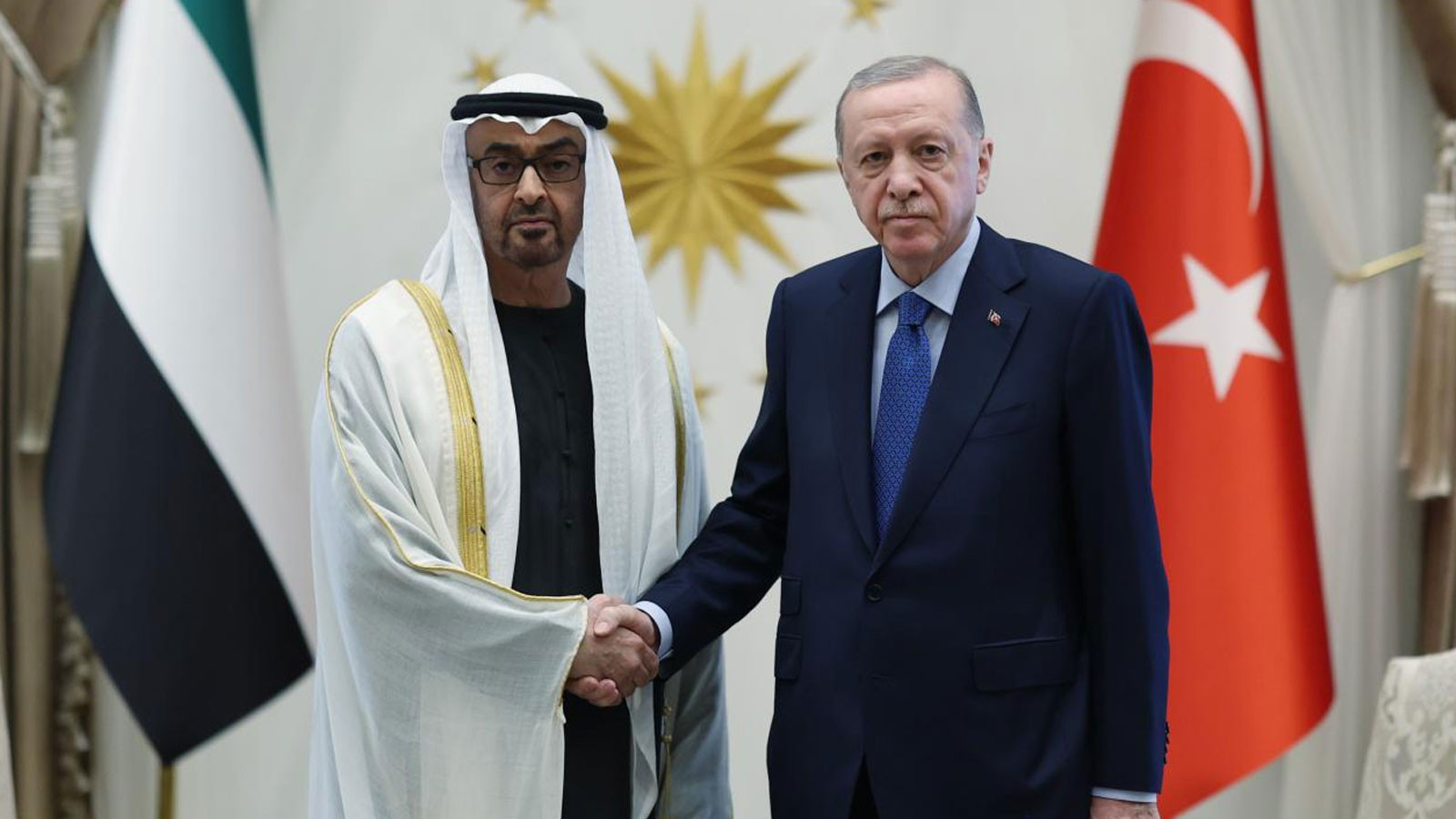 Cumhurbaşkanı Erdoğan, BAE Devlet Başkanı Al Nahyan ile görüştü