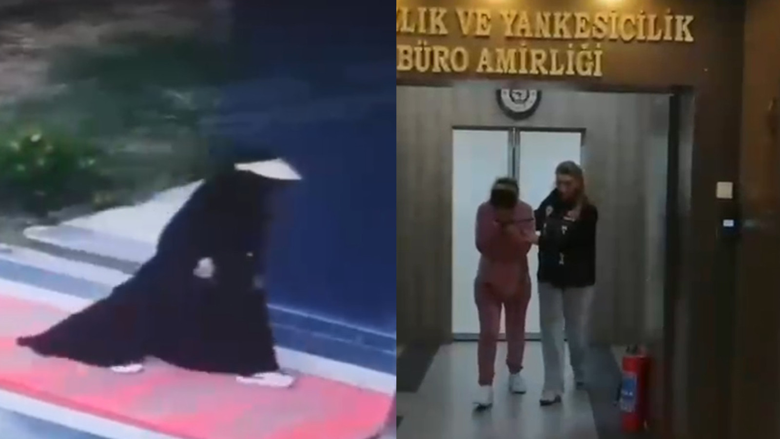 Çarşaf giyip hırsızlık yaptı; kaçarken bindiği otobüste yakalandı