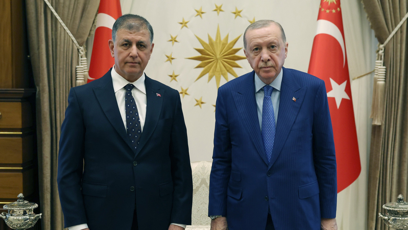 Cumhurbaşkanı Erdoğan ve Cemil Tugay Külliye'de bir araya geldi