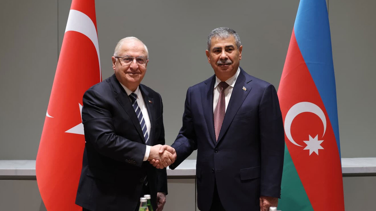 Bakan Güler, Azerbaycanlı mevkidaşı Hasanov ile Şuşa'da görüştü