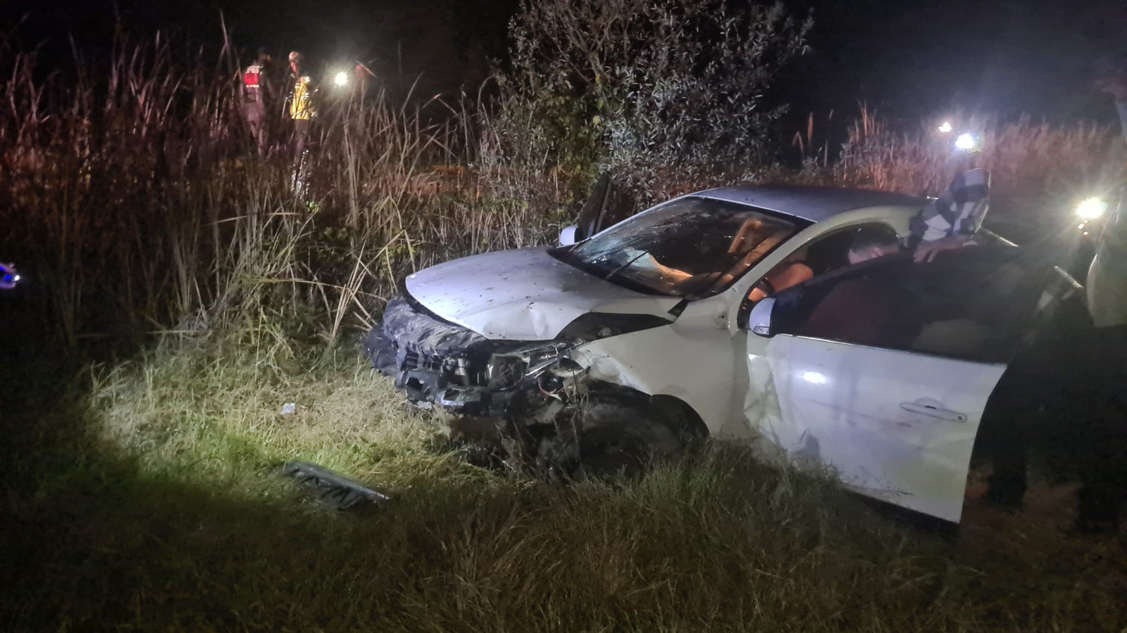 Zonguldak'ta kontrolden çıkan araç araziye uçtu: 4 yaralı