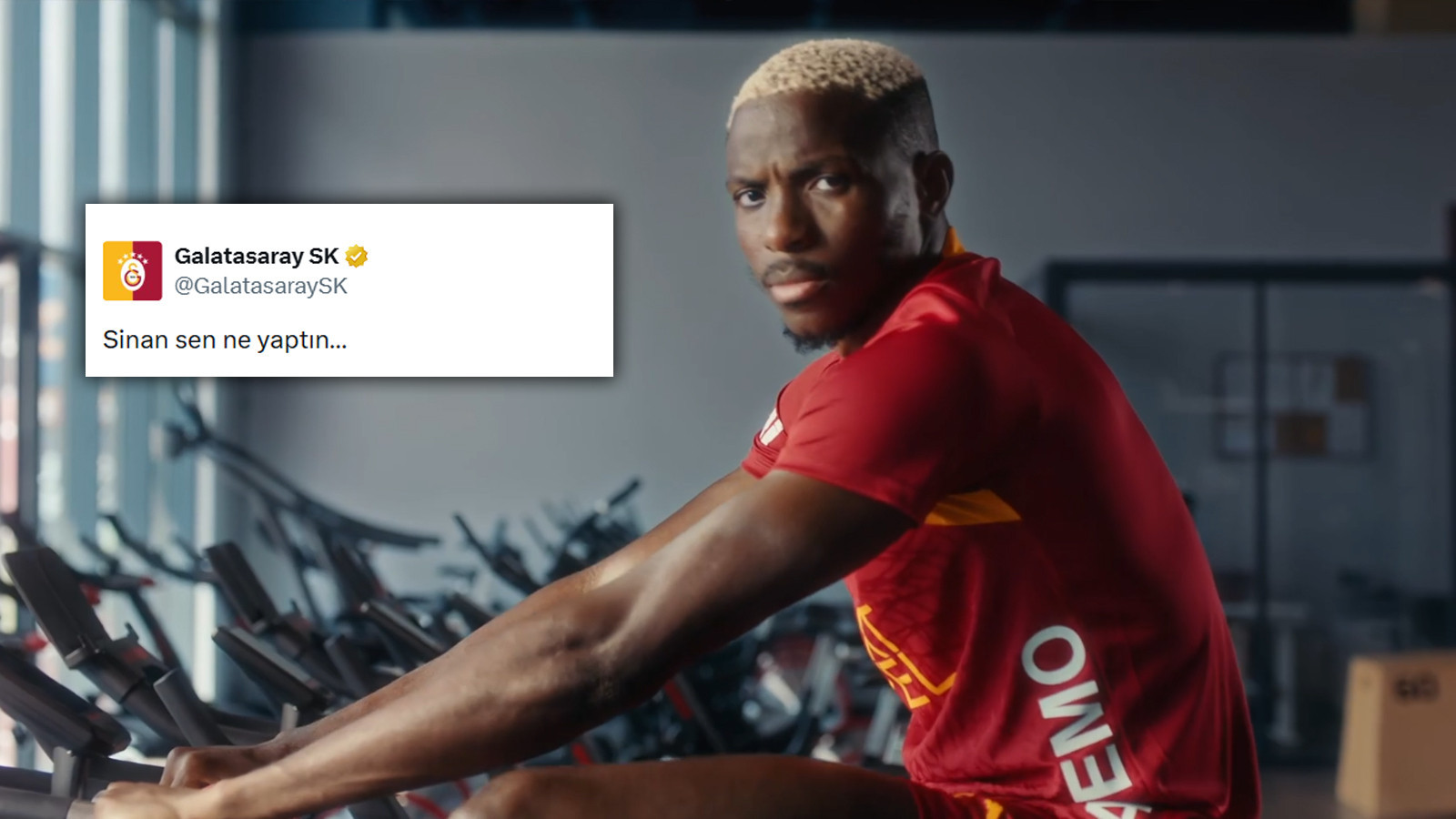 Galatasaray'ın sosyal medyadaki 'Sinan sen ne yaptın' paylaşımı gündemde