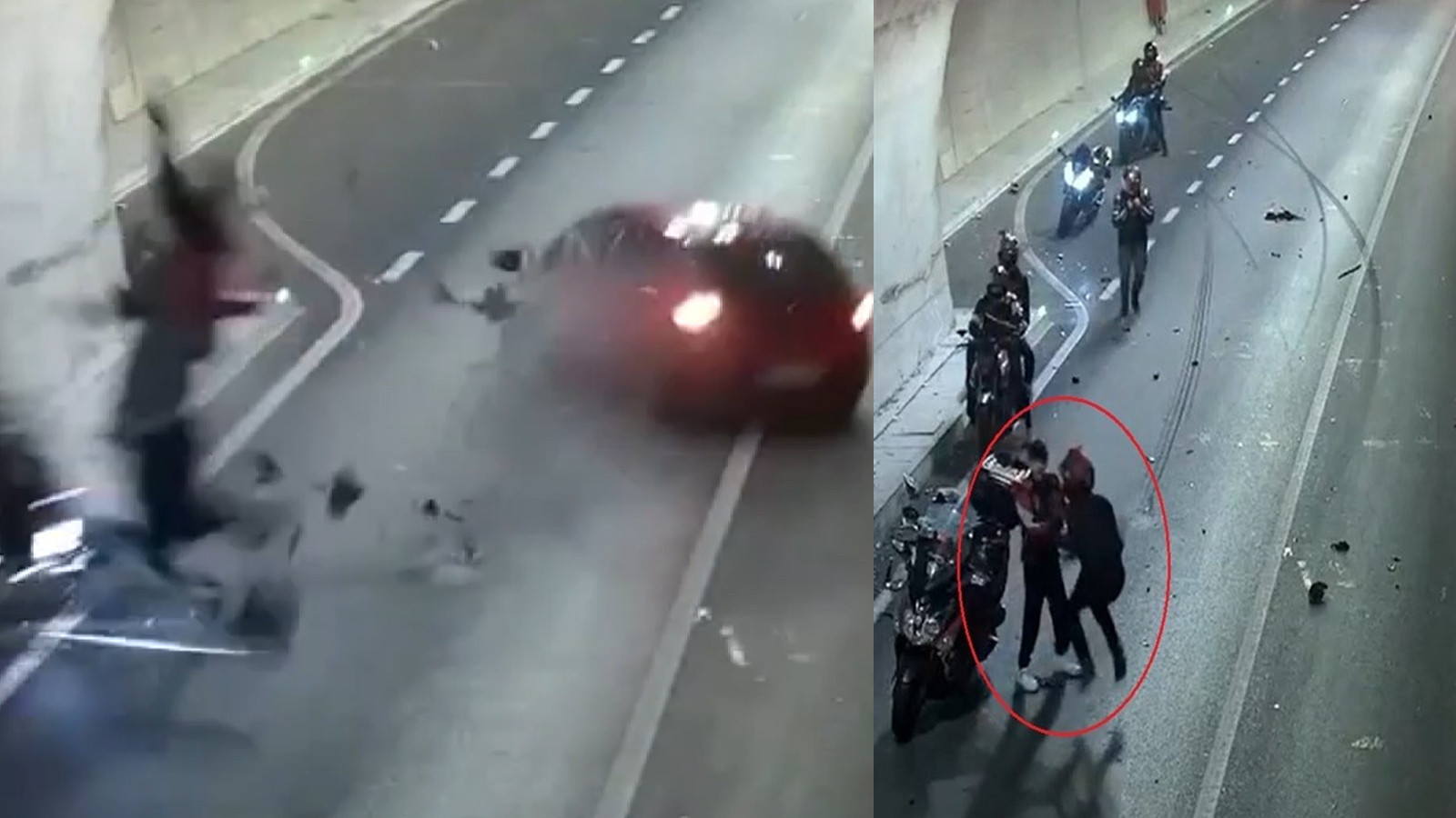 Tüyler ürperten görüntü! Eşi öldü, oğlu ağır yaralandı; kazaya tanık olan anne sinir krizi geçirdi