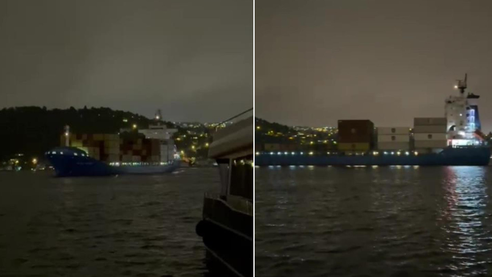 İstanbul Boğazı'nda arıza yaşayan gemi kurtarıldı