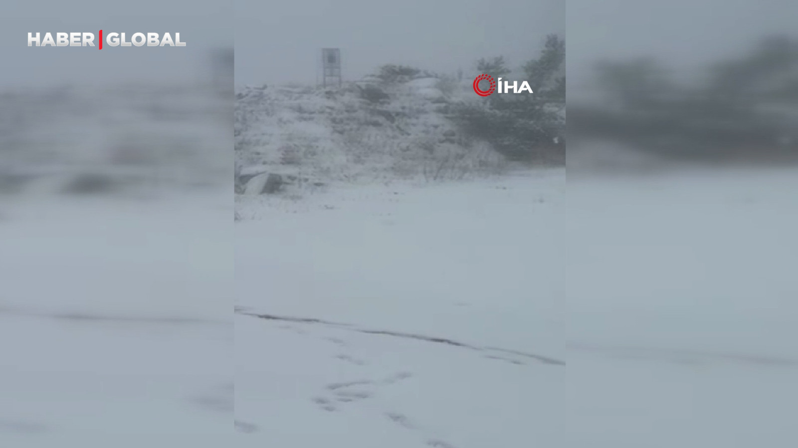 Ankara’ya lapa lapa kar yağdı