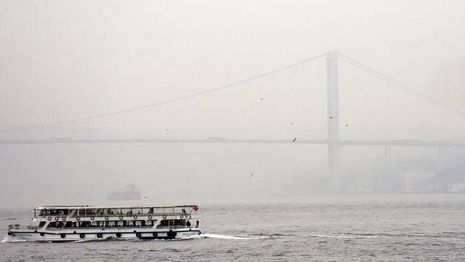 İstanbul'da vapur seferleri hava koşulları nedeniyle iptal edildi