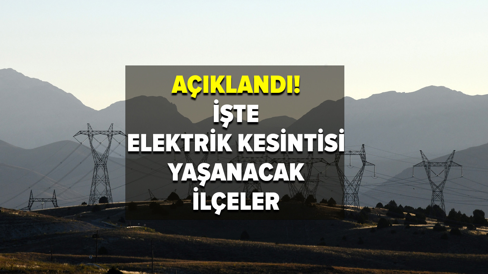 Elektrik kesintisi ne zaman bitecek? BEDAŞ açıkladı