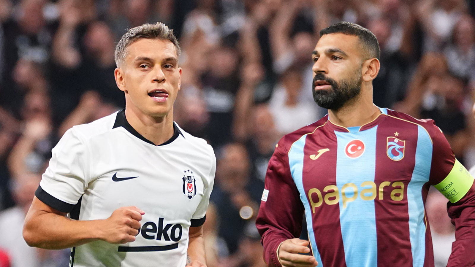 Trabzonspor-Beşiktaş Derbisinde Salah-Trossard Düellosu