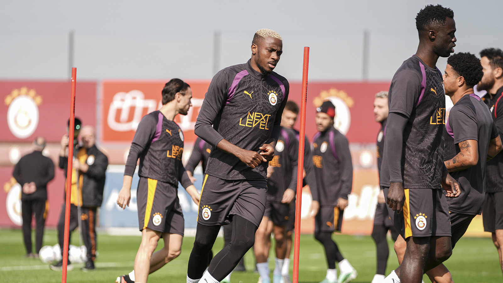 Galatasaray, Lille maçı hazırlıklarını sürdürüyor