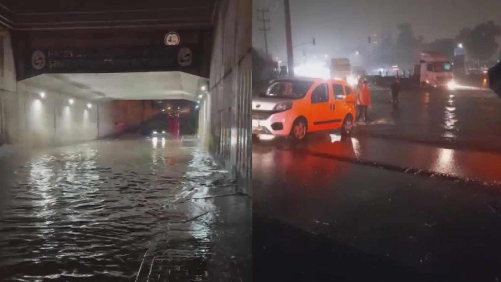 Hatay'da Şiddetli Yağış Hayatı Felç Etti